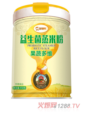 智慧熊益生菌蒸米粉 果蔬多維 聽(tīng)裝