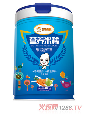 智慧熊營(yíng)養米稀 果蔬多維 聽(tīng)裝