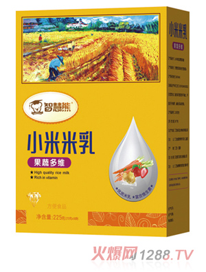 智慧熊小米米乳 果蔬多維 盒裝