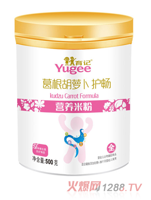 育记葛根胡萝卜护畅营养米粉