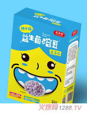 晓姐姐益生菌溶豆蓝莓