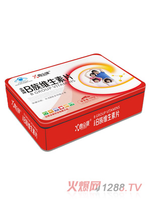 鑫全康蓝帽钙片铁盒E-06
