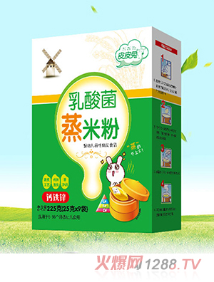 皮皮兔乳酸菌蒸米粉-钙铁锌 盒装