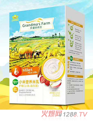 外婆的农庄小米营养米乳-护畅（小米+益生菌）盒装
