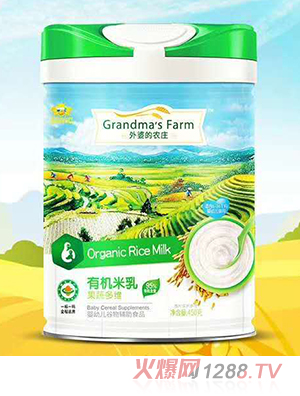 外婆的农庄有机米乳-果蔬多维