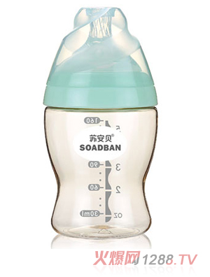 苏安贝A8007新生儿PPSU奶瓶-160