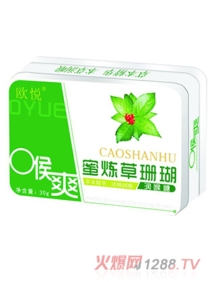 歐悅蜜煉草珊瑚潤喉糖
