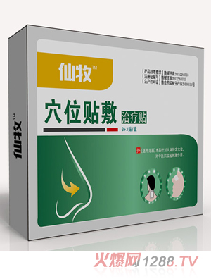 仙牧穴位贴敷治疗贴-鼻炎