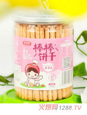 晓姐姐冰糖棒棒饼干-草莓味