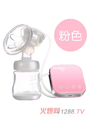 盟寶電動(dòng)吸奶器 粉色