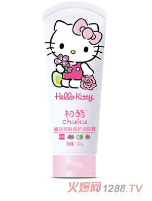 Hello Kitty初酷植物萃取倍护润肤露 100g