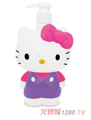 Hello Kitty初酷草莓牛奶滋养洗发沐浴露