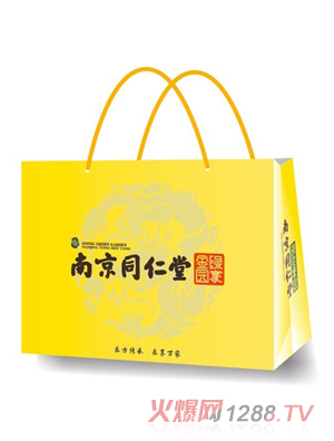 南京同仁堂健可素樂(lè )本睥復合顆粒固體飲料 手提袋