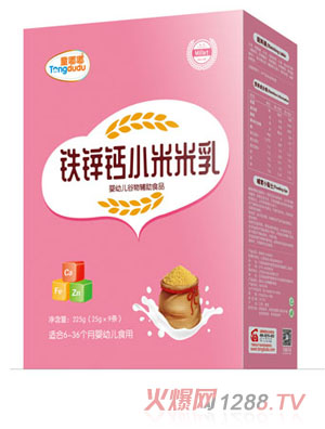 童嘟嘟铁锌钙小米米乳 盒装