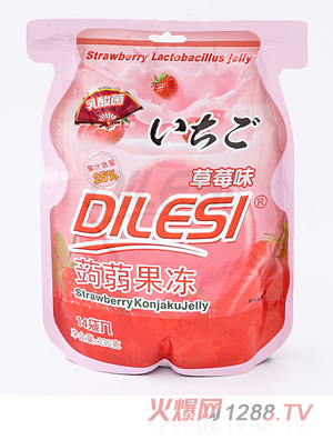 迪乐斯230g乳酸菌蒟蒻果冻 草莓味