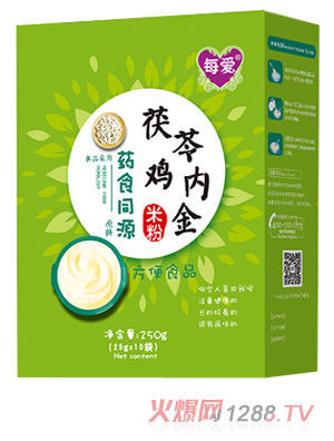 每愛(ài)茯苓雞內金藥食同源米粉 盒裝