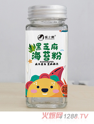 暖小懒黑芝麻海苔粉