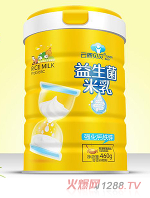 云恩貝貝益生菌米乳-強化鈣鐵鋅