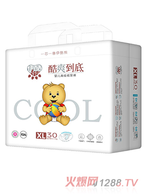 伊酷熊嬰兒高級紙尿褲XL30