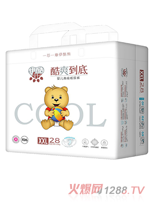 伊酷熊嬰兒高級紙尿褲XXL28