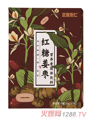 正康惠仁红糖姜枣饮品