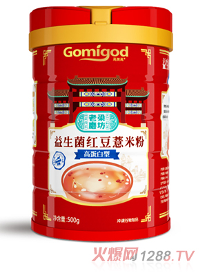 高美高益生菌红豆薏米粉（高蛋白）500g