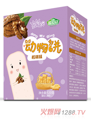 超级冠动物饼（核桃味）