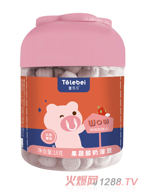 童樂(lè )貝果蔬酸奶溶豆火龍果味