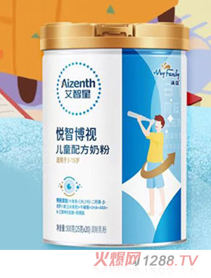 满嘉悦智博视儿童配方奶粉