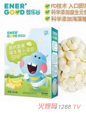 婴乐谷高钙香蕉益生菌小溶豆