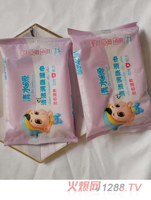 清水源清洁润肤湿巾
