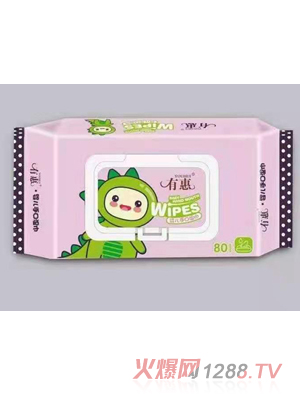 有惠婴儿纯水湿巾 80片