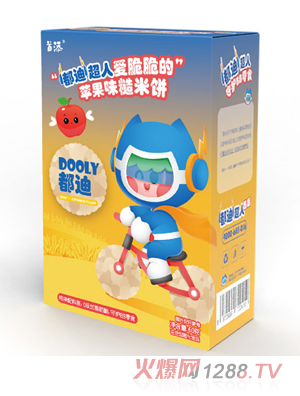 都迪超人糙米饼-苹果味