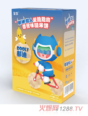 都迪超人糙米饼-香蕉味