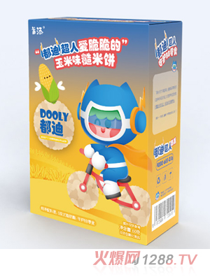 都迪超人糙米饼-玉米味