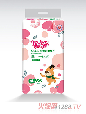 伊酷熊弱酸果C褲-嬰兒一體褲XL56