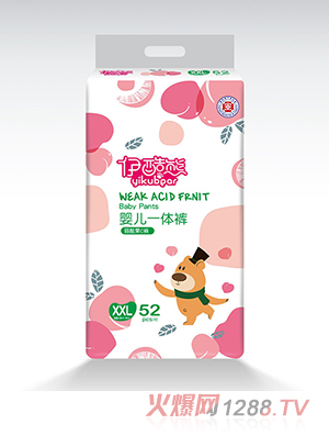伊酷熊弱酸果C褲-嬰兒一體褲XXL52