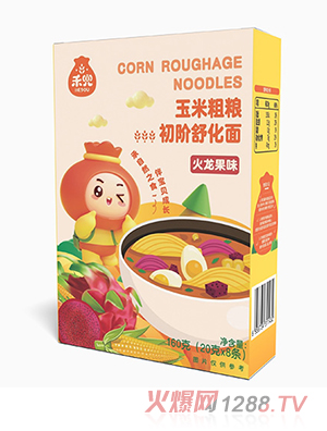 禾兜玉米粗糧舒化面-火龍果味