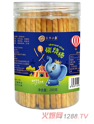 多可三只小象碳燒棒 蔬菜味