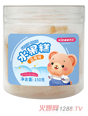 西豆 水果糕 藍莓味