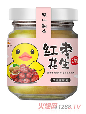 小黄吖红枣花生泥