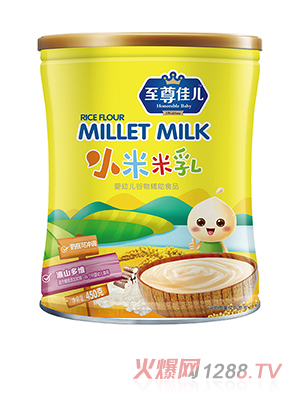 至尊佳儿小米米乳听装-淮山多维