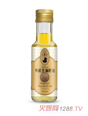 小黄吖有机亚麻籽油