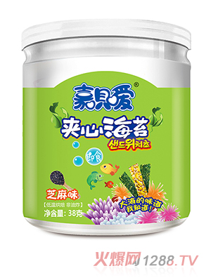 嘉呗嗳夹心海苔 芝麻味