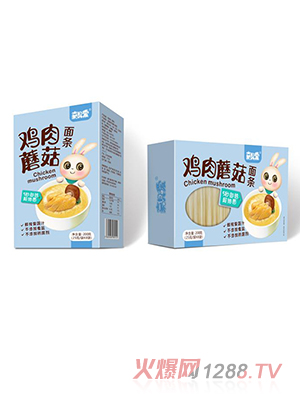 嘉唄噯超細面 雞肉蘑菇