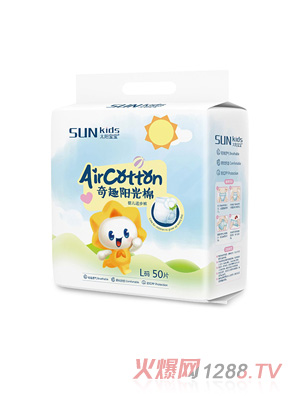 太阳宝宝阳光芯呼吸系列拉拉裤L码