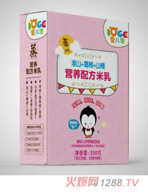 愛(ài)兒佳營(yíng)養配方米乳盒裝-淮山+葛根+山楂