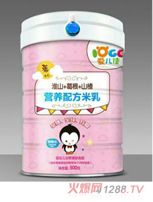 愛(ài)兒佳營(yíng)養配方米乳罐裝-淮山+葛根+山楂