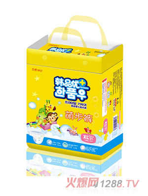 韩品优+拉拉裤XL码21片装