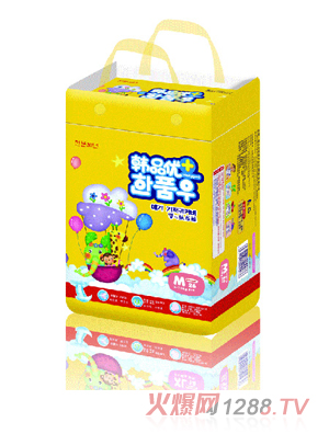 韩品优+纸尿裤M码26片装